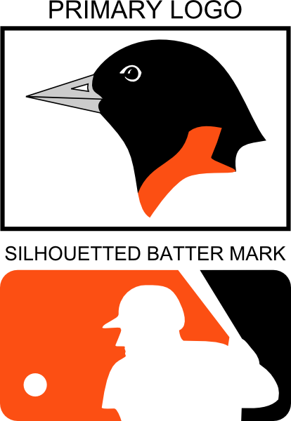 Angry Oriole Logo Posted Image Posted Image - Major League Baseball Logo (414x600), Png Download