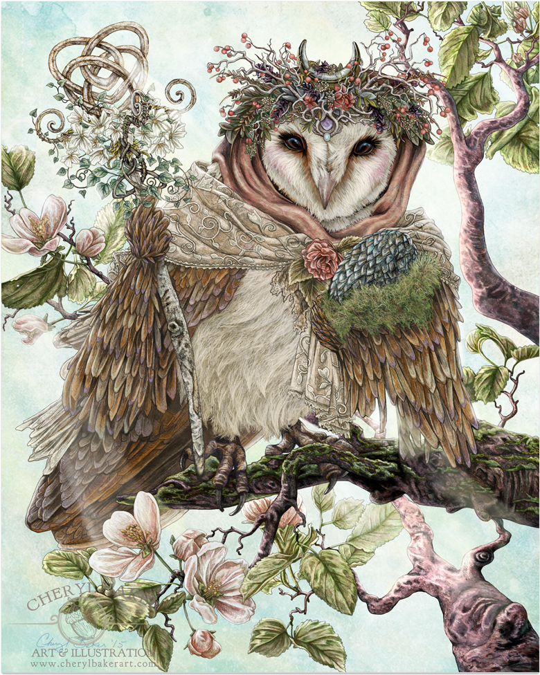 Shop Stationery, Limited Edition Prints And Room Decor - Barn Owl Art (1000x1000), Png Download
