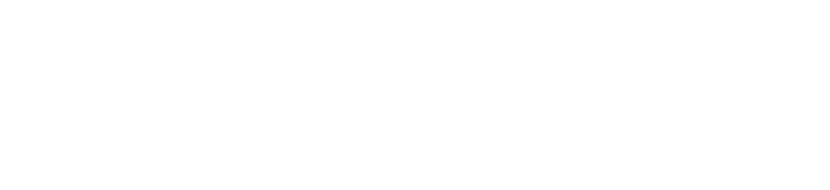 Georgia Institute Of Technology Rv White - Georgia Institute Of Technology (1200x287), Png Download