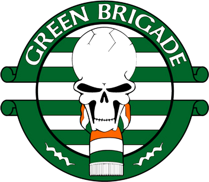 Free Celtics Logo Png - Celtic Green Brigade Logo (700x641), Png Download