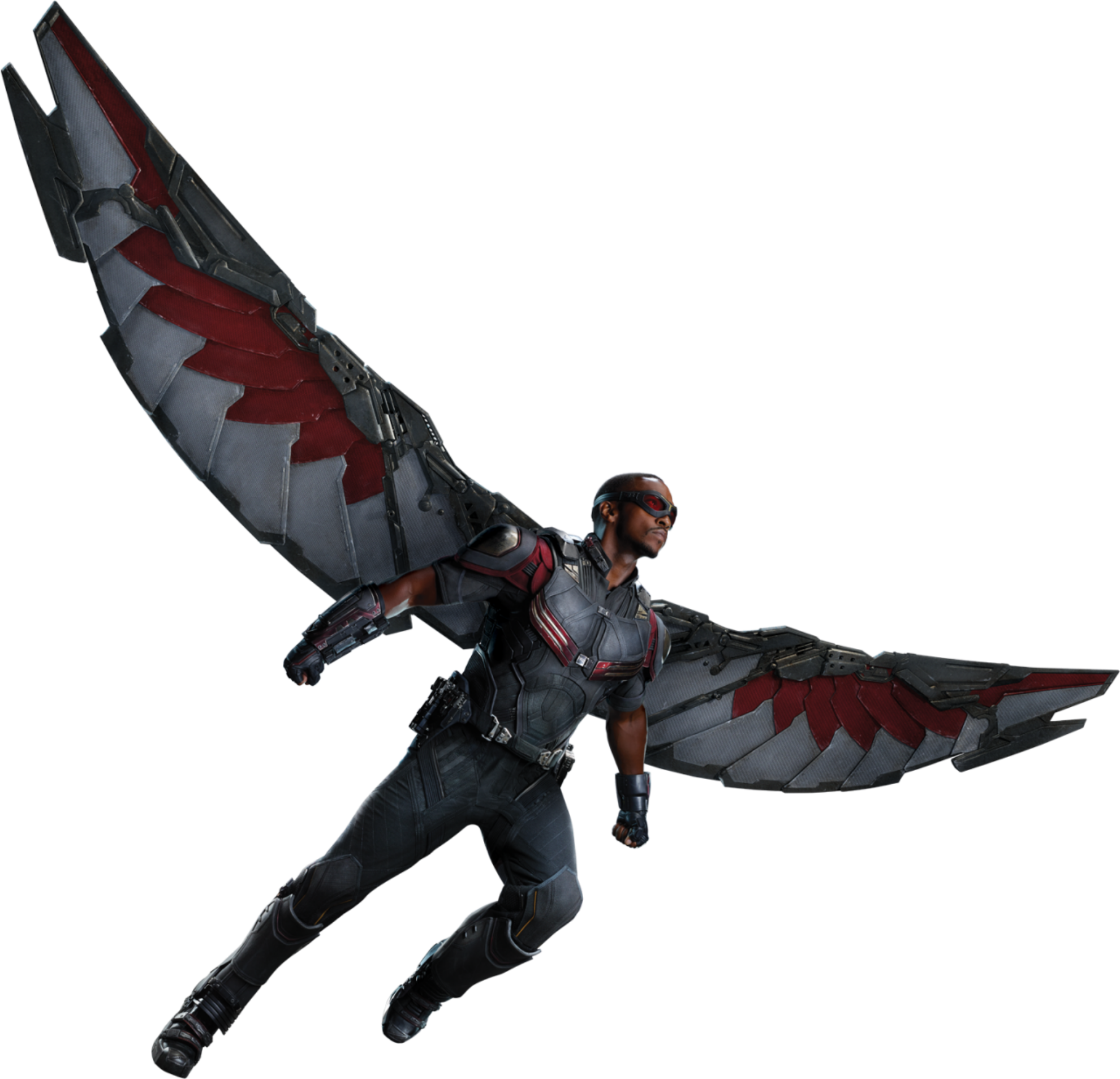 Civil War Full Body 09 - Falcon Transparent (1280x1233), Png Download