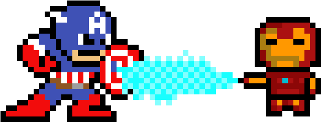 Captain America Civil War - Cartoon (1375x1100), Png Download