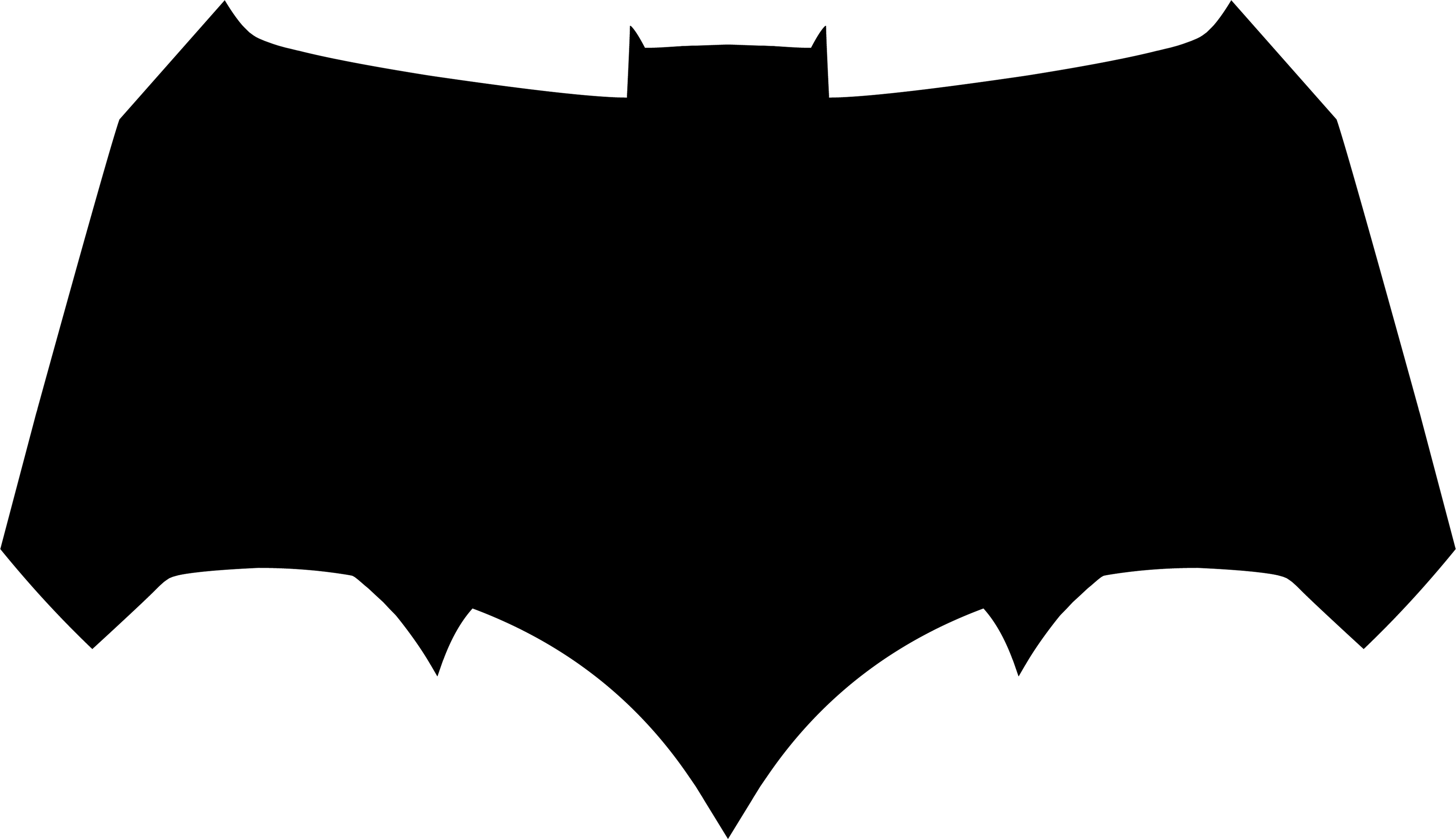 Batman Dawn Of Justice Logo Png (3471x2000), Png Download