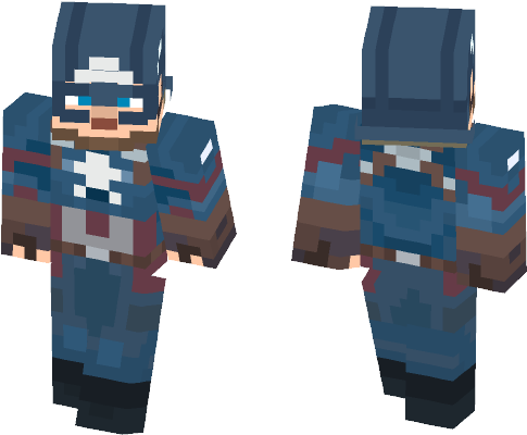 Captain America Civil War - Minecraft Skin John Wick (584x497), Png Download