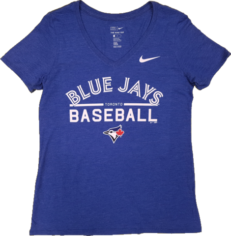 Toronto Blue Jays Stacked Basic Womens Tee - Blue Jays T Shirt Nike (470x480), Png Download