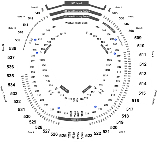 Section 241r Rogers Centre (525x489), Png Download