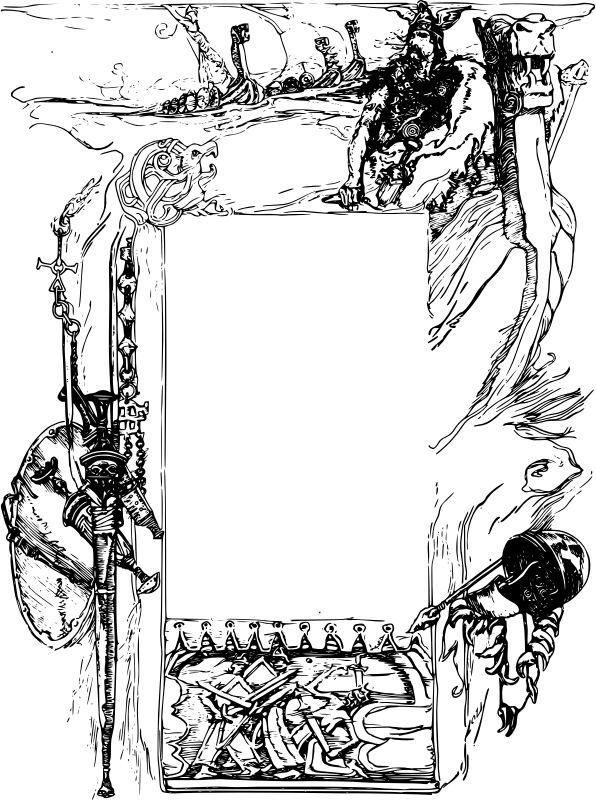 Picture Frames Computer Icons Viking Drawing - Happiness In Living Color (558x750), Png Download