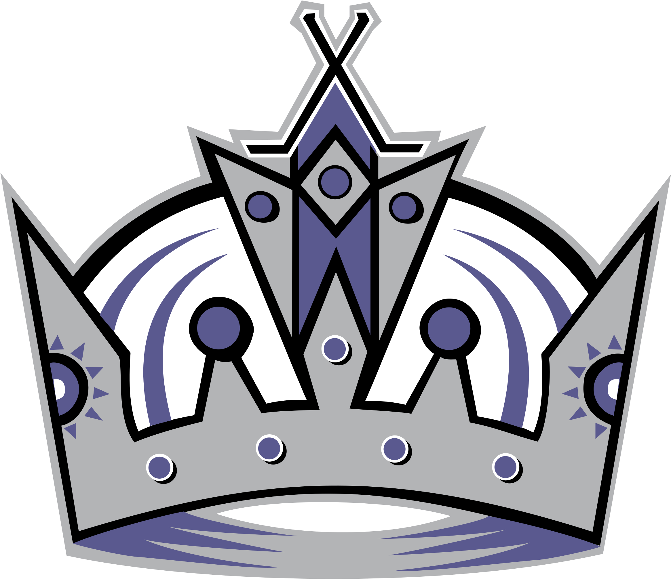Los Angeles Kings Logo Png Transparent - Los Angeles Kings Logo (2400x2400), Png Download