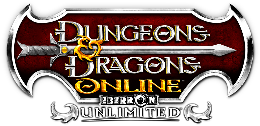 Join The Pseudonym, Drakaunus And Wheelord As They - Dungeons & Dragons Online Logo (854x415), Png Download
