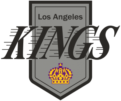 Los Angeles Kings Logo, 1987-1988 - Los Angeles Kings 1988 Logo (400x336), Png Download