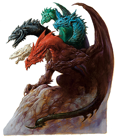 Tiamat (main) - Tiamat Dragon (400x468), Png Download