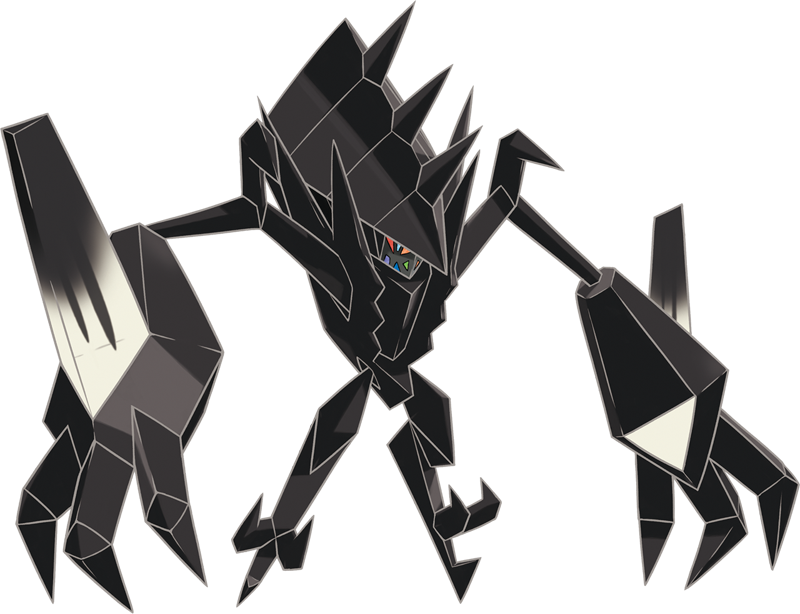 This Pokemon Is Difficult To Catch, And Only Appears - Necrozma All Forms (800x614), Png Download