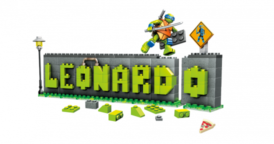 Tmnt Animated Series Mega Construx - Mega Bloks Teenage Mutant Ninja Turtles - Ninja Name (548x288), Png Download