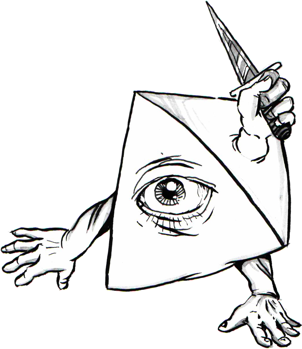 Modron-dungeons Dragons - Dungeons And Dragons Drawings (1228x1311), Png Download