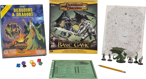 And Many Others With Diverse Thematic Settings, Are - Dungeons &amp; Dragons Basic Game: Dungeons &amp; (500x269), Png Download