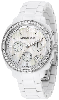 The - Authentic Michael Kors White Watch (621x400), Png Download