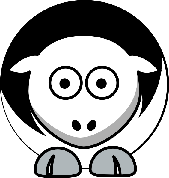 Sheep Los Angeles Kings Team Colors Svg Clip Arts 564 (564x594), Png Download