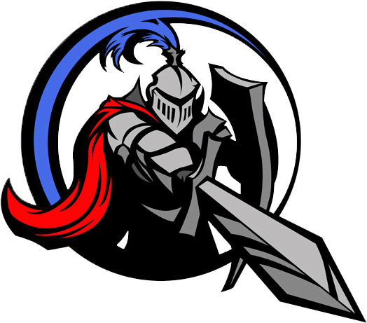 Facebook Logo - Knight Mascot (568x543), Png Download