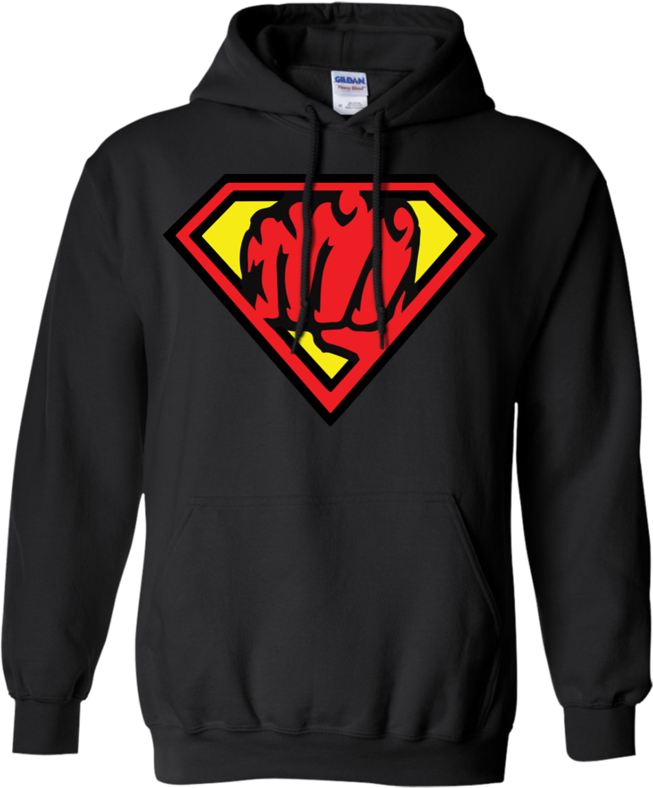 Saitama Shirt Superman Vs One Punch Man Symbol Saitamaauto - 1320 Hoodie (1155x1155), Png Download