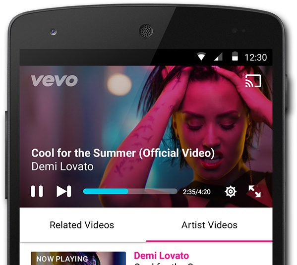 The Vevo Team Launched An Update For Android Last Week - Smartphone (800x600), Png Download