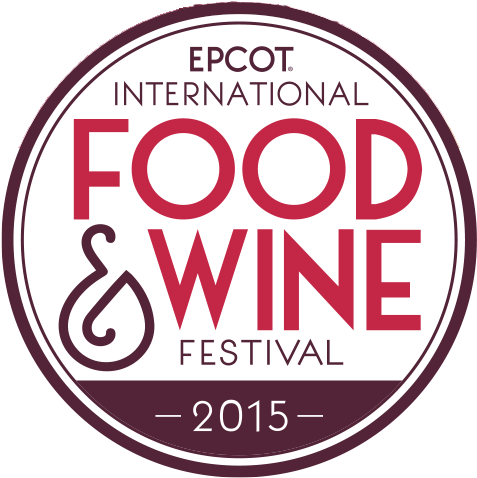 Epcot International Food & Wine Festival 2015 Logo - Epcot Food And Wine Logo (541x482), Png Download