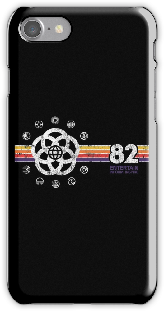 Epcot Center Vintage Style Distressed Pavilion Logos - Mu Hero Academia Case Iphone 7 (750x1000), Png Download