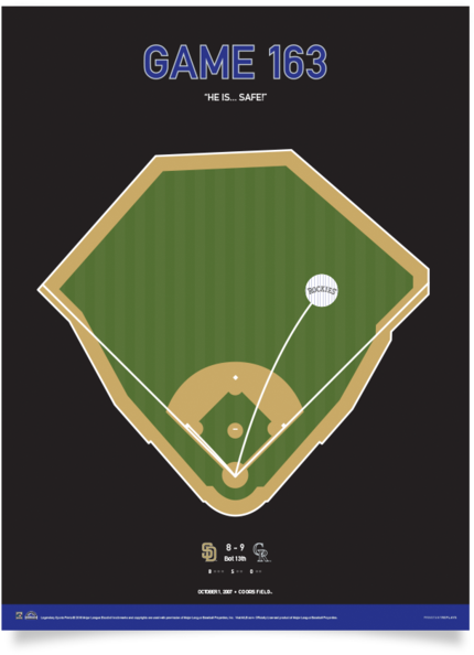 Rockies Game 163 Print - New York Mets (452x600), Png Download