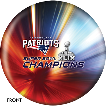 New England Patriots Super Bowl Xlix Champions Bowling (350x350), Png Download