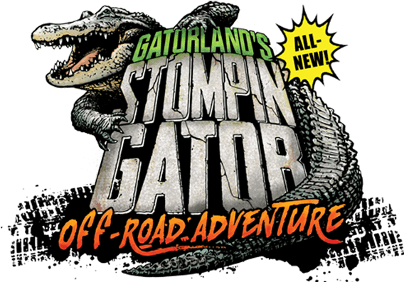Now Open Stompin' Gator Off-road Adventure - Gatorland Logo (600x400), Png Download