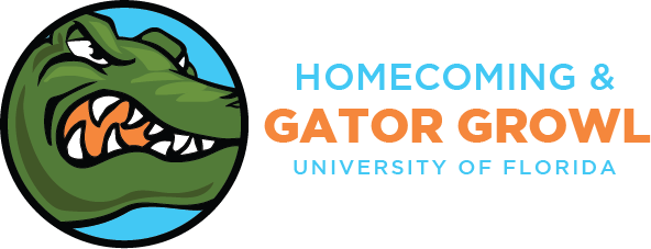 Homecoming & Gator Growl At The University Of Florida - University Of Florida Homecoming 2017 (592x227), Png Download