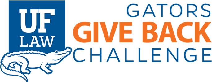 2018 Gators Give Back Challenge - Uf Law Logo (750x297), Png Download