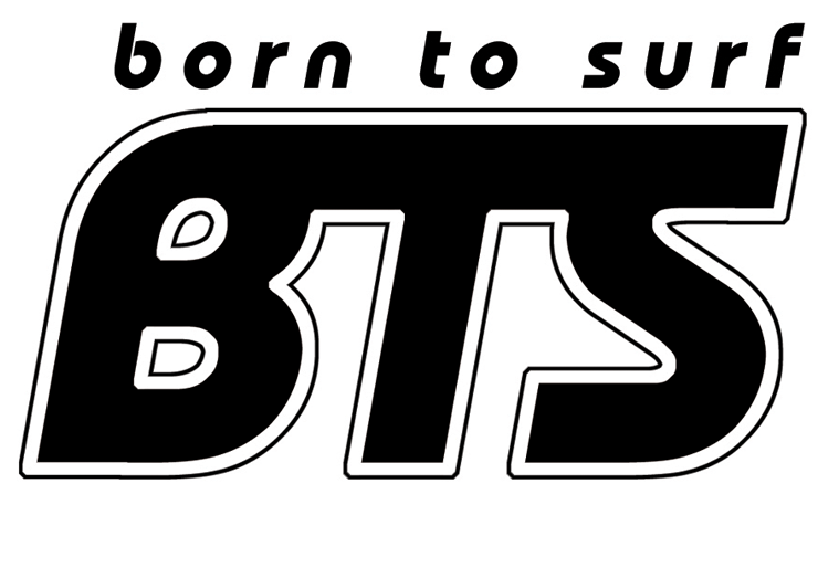 Born To Surf, Bts @borntosurfusa - Calligraphy (854x861), Png Download