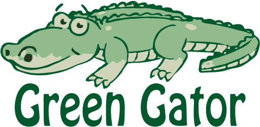 Home - - Green Gator (550x275), Png Download