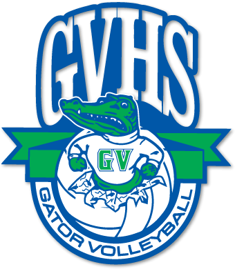 Volleyball Green Valley Gators (348x400), Png Download