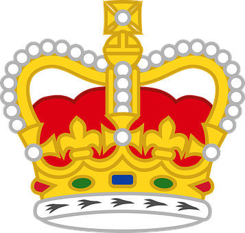 London City Doodles Elements Collection - Monarchy Clipart (357x340), Png Download