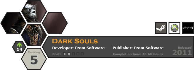 Dark Souls Is The Thrilling Action Rpg Follow Up To - Graphic Design (700x260), Png Download
