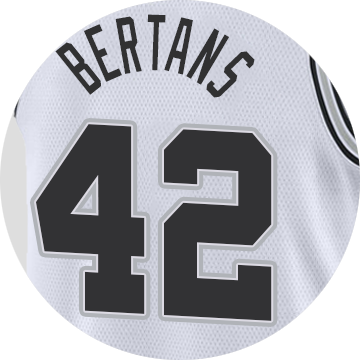 San Antonio Spurs Davis Bertans - Chaquetas De Al Horfo (360x360), Png Download
