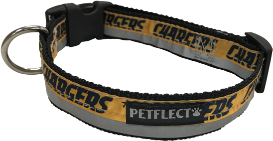 Petflect San Diego Chargers Dog Collar - Belt (600x342), Png Download