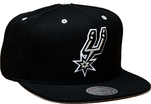 Mitchell & Ness Nba San Antonio Spurs Solid Velour - Cap (500x346), Png Download