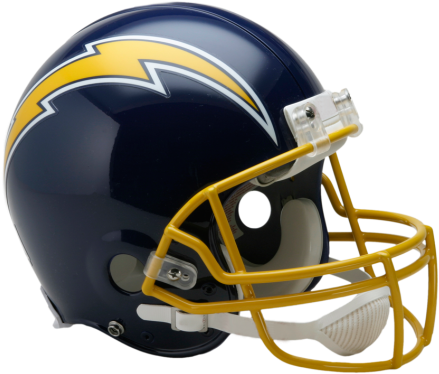 San Diego Chargers Vsr4 Authentic Throwback Helmet - Philadelphia Eagles Throwback Helmet (475x429), Png Download