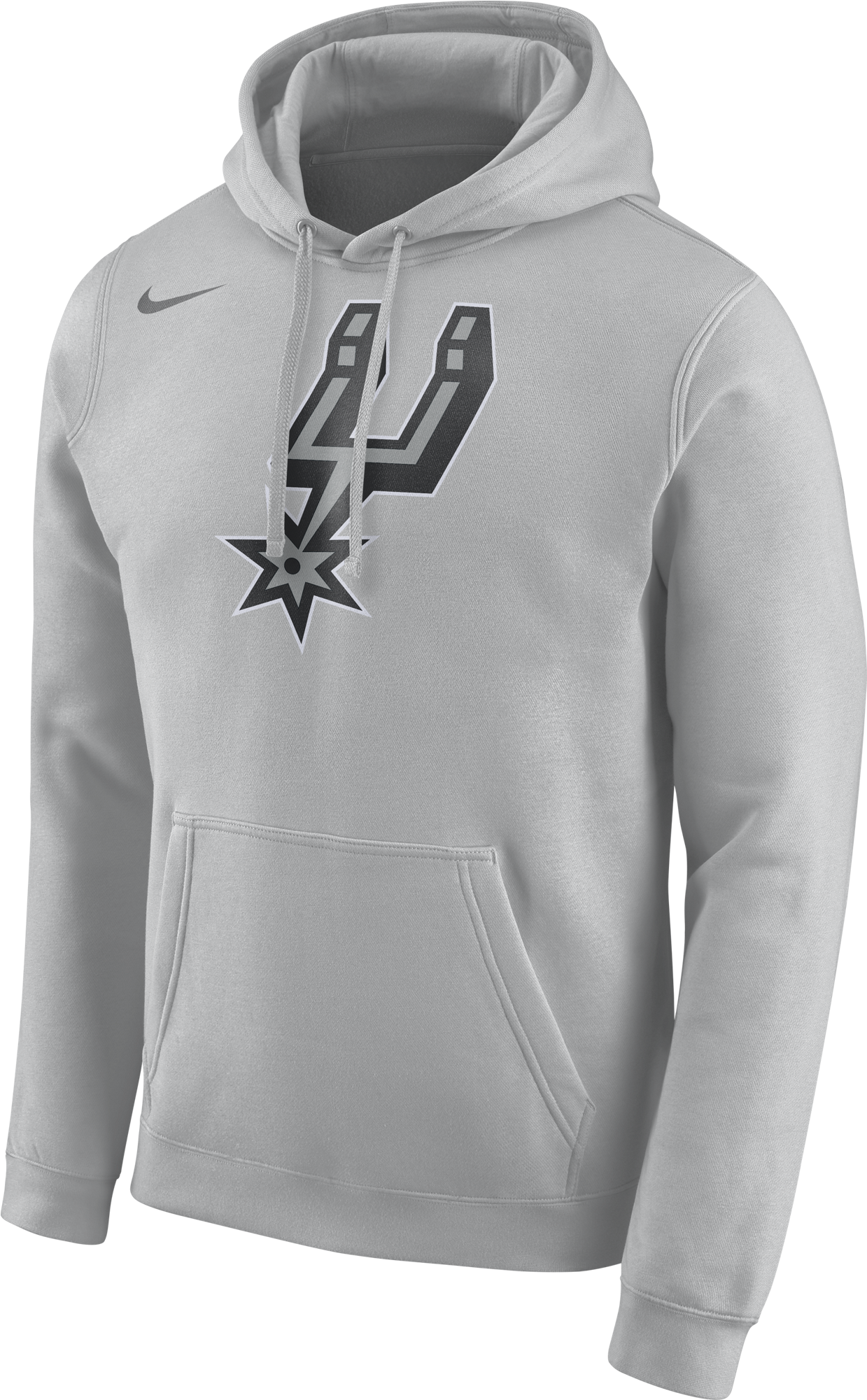 Nike Nba San Antonio Spurs Hoodie Club Logo - Nike San Antonio Spurs Club Hoodie (2000x2000), Png Download