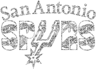 San Antonio Spurs Rhinestone Iron On Transfers - Illustration (416x416), Png Download