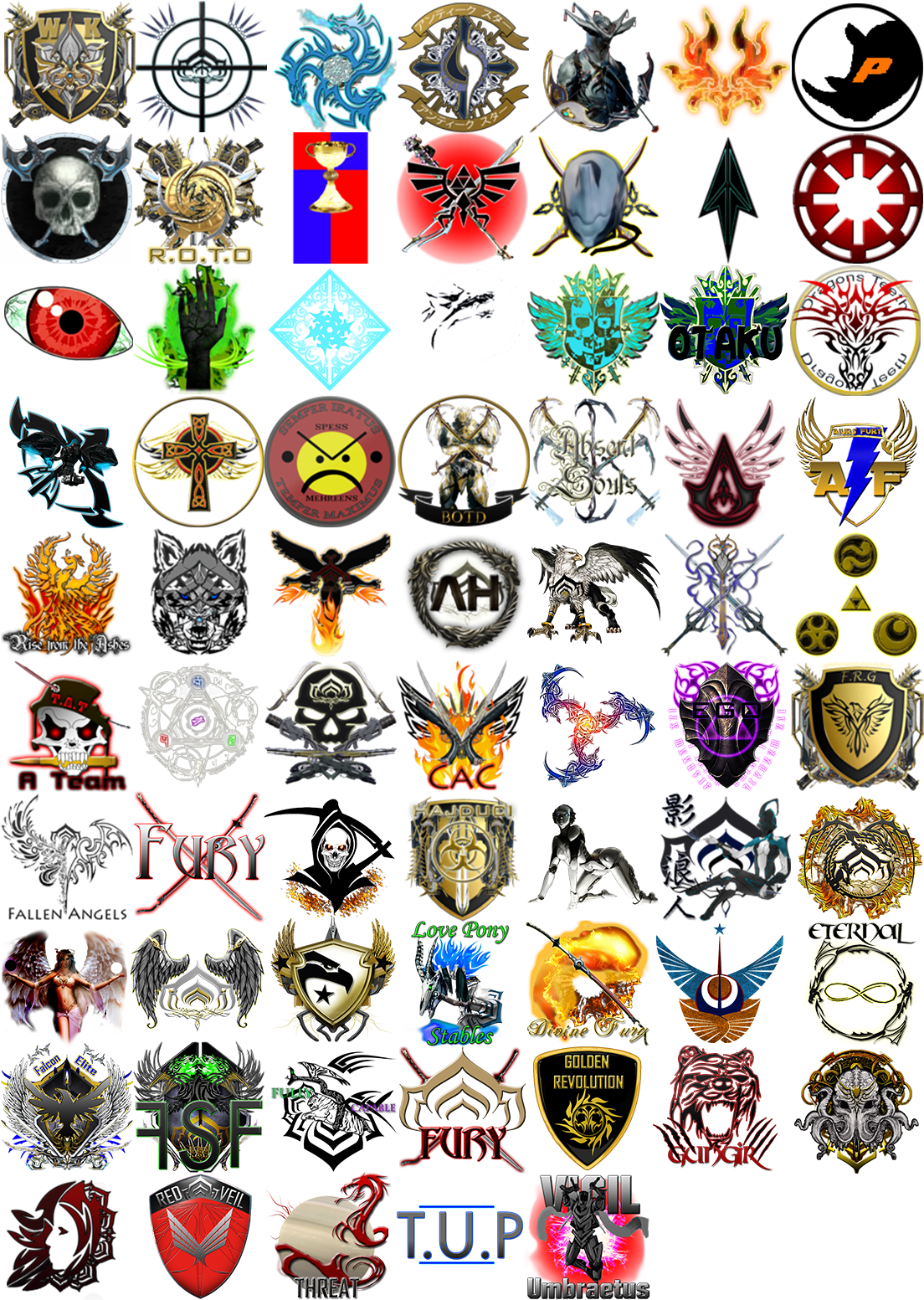 Rhz3gwf - Ps4 Warframe Clan Logo (1103x1600), Png Download