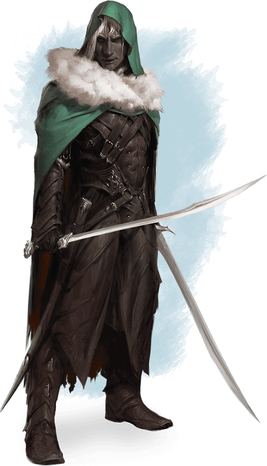 We Have A Group So We Can Play With More Then 2 People - Drizzt Do Urden (530x925), Png Download