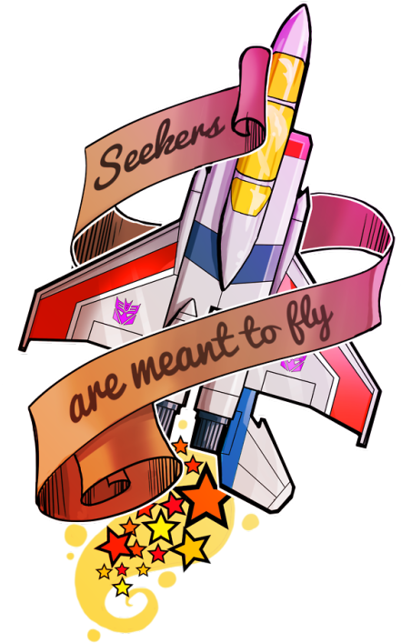 Inktober 11th - Starscream (465x750), Png Download