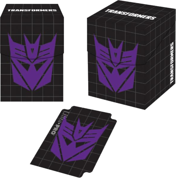 Ultra Pro Deck Box-transformers Decepticon Symbol - Superhero (590x596), Png Download