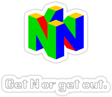 N64 Logo Nintendo 64 Logo - Gameboy Transfer Pak Nintendo 64 N64 (375x360), Png Download