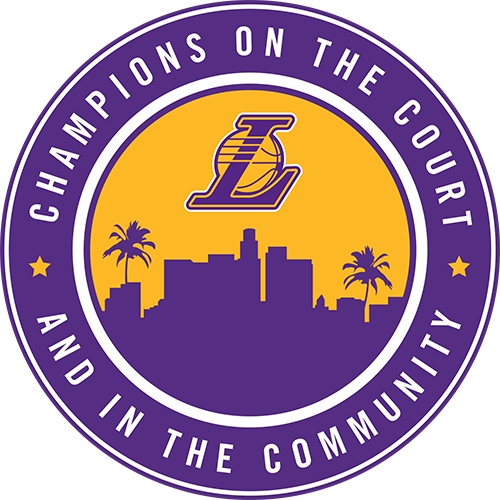 The Los Angeles Lakers Donate Thousands Of Tickets - Los Angeles Lakers Logo 2018 (500x500), Png Download