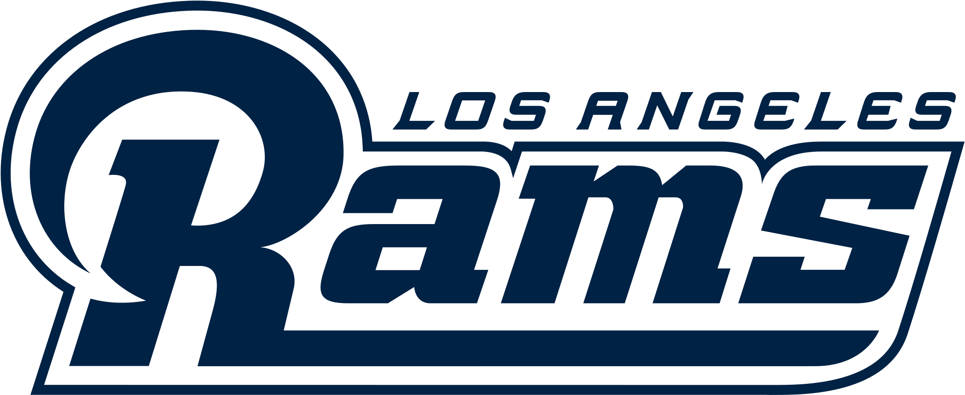 Open - St Louis Rams (2000x829), Png Download