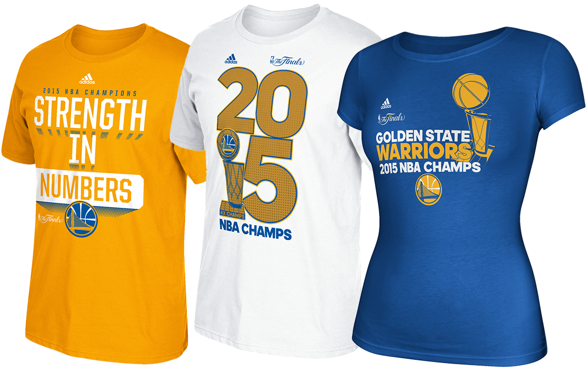 The Selection - Warriors 2016 Championship Shirt (1280x720), Png Download